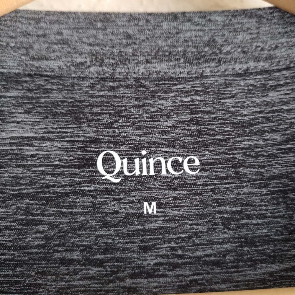 Quince Men's Gray Performance Tshirt - Picture 5 of 6